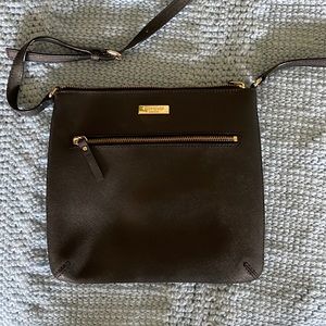 Black Kate Spade crossbody.